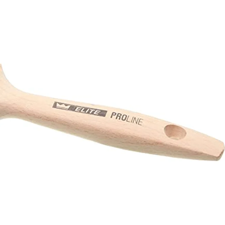 POWERHAUS24 Profi Malerpinsel PROLINE Elite 50 mm, Premium Qualität, für Dispersionsfarben, ergonomischer Griff aus 100% FSC-zertifiziertem Holz – Bild 3