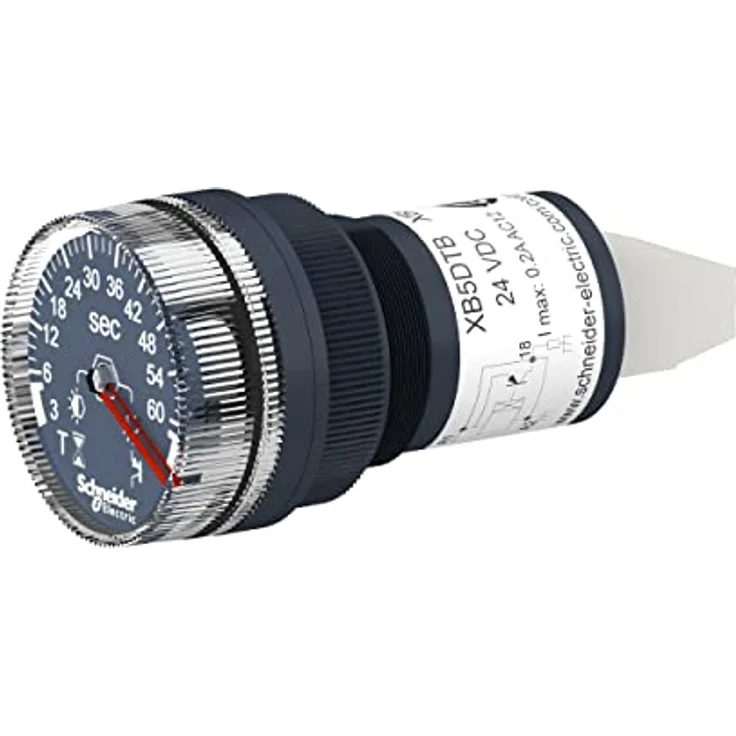 Schneider Electric Harmony XB5 Zeitrelais, Frontplattenmontage, 3 → 60s, 24V DC, einfaches Design – Bild 4