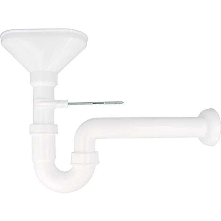 tecuro Trichtersiphon Geruchsverschluß Trichterablauf mit Wandanschluss Ø 50 mm, aus Ø 50 mm, - tecuro – Bild 2