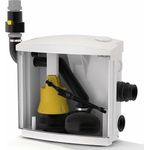 Pentair Jung Pumpen JP Hebeanlage Hebefix Pro, Durchlaufpumpe mit 6,5 m³/h Fördermenge, 7 m Förderhöhe, IP68, 220 Watt, made in Germany