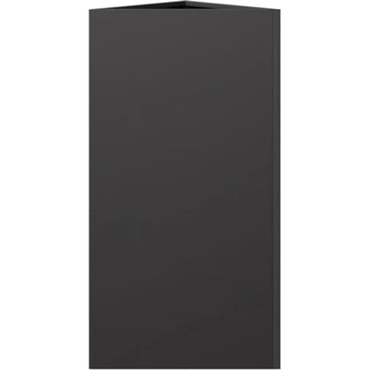 vidaXL Pflanzkübel Schwarz Dreieckig 40x34,5x70 cm Stahl, Rostbeständig und stabil, für Garten und Terrasse geeignet – Bild 5