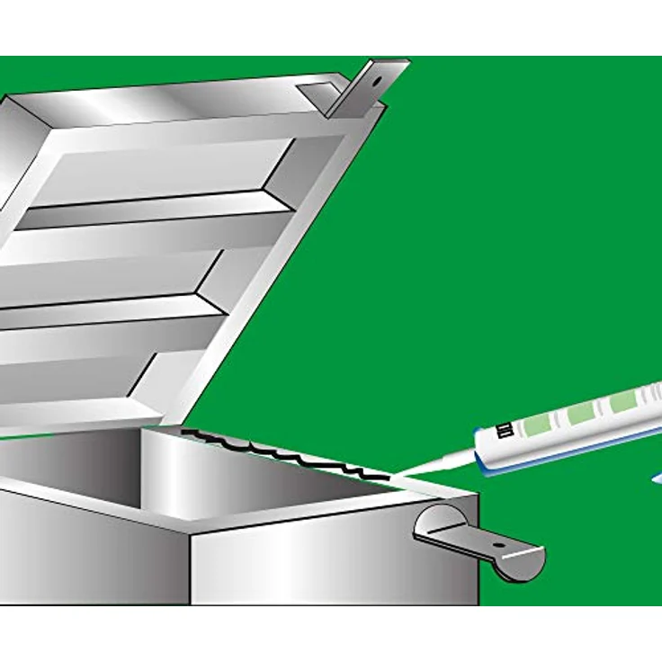 WEICON Flex 310 M Classic Weiß, elastischer MS-Polymer-Kleber, 310 ml, öl- und wasserbeständig, ISEGA-zertifiziert für Lebensmitteltechnologie – Bild 4