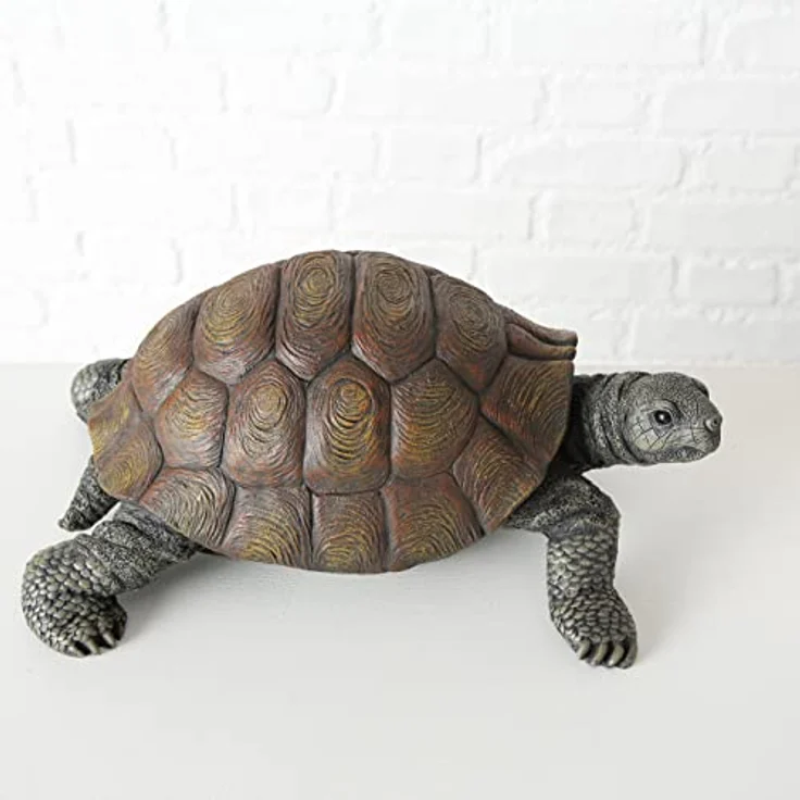 MFF Schildkröte Slowmotion - Länge 34 cm - Gartenfigur Deko Tierwelt – Bild 3