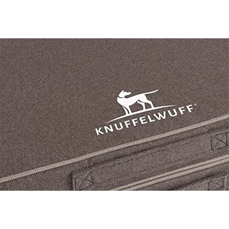 Knuffelwuff Hundematte Faltbare Reisematte Tacoma, Orthopädisch mit Memory Foam Mattratze, Velours Oberfläche – Bild 4
