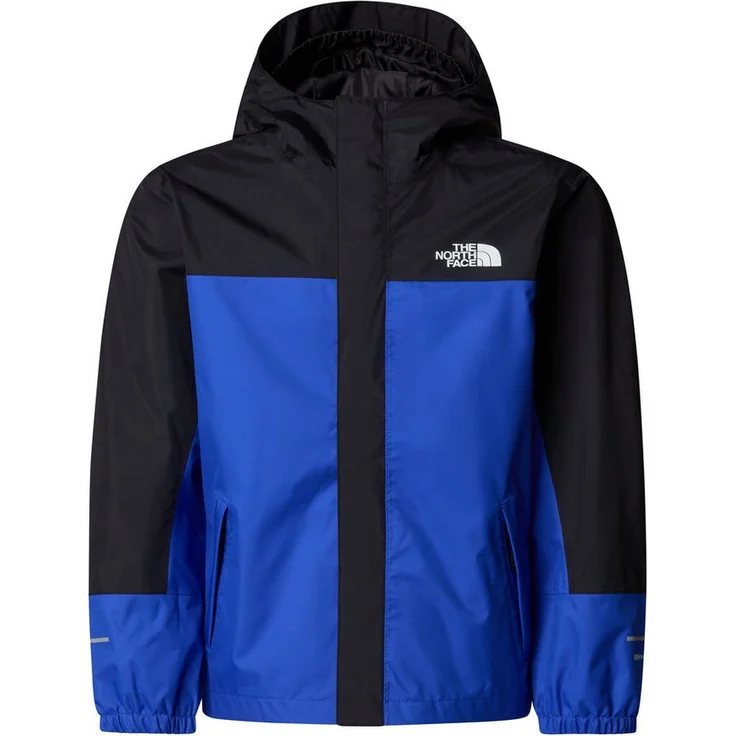 "The North Face Regenjacke ANTORA RAIN JACKET, Arbeitsjacke für Kinder mit elastischem Bund, Blumensammlungstaschen, Logodruck und Markenlabel" – Bild 1