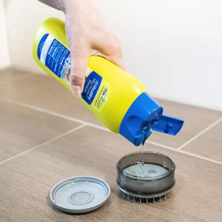 FURminator Shampoobürste für Hunde und Katzen - mit Shampoo befüllbare Massage- und Badebürste für glänzendes Fell – Bild 5