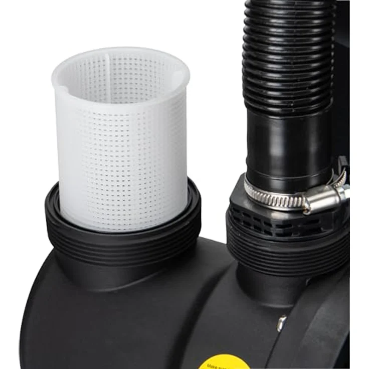 COIL Filterpumpe Poolpumpe, Selbstansaugende Umwälzpumpe mit 7000-12000 l/h, Vorfilter 250-600 W, IPX5, 230V/50Hz – Bild 6