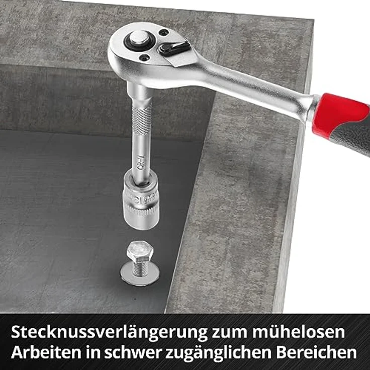 Einhell Bit-Set L-CASE, 37-tlg. Bit- und Ratschen-Set mit 25-mm-Bits, 72-Zahn-Umschaltknarre und praktischer Aufbewahrungsbox – Bild 7