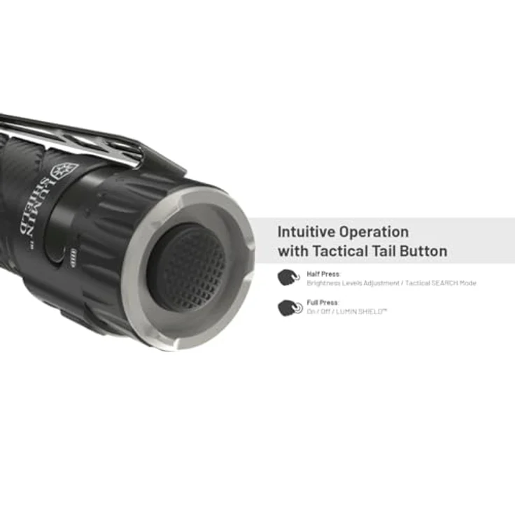 Nitecore EDC35 Taschenlampe, 12.40 cm, 5000 lm, UHi 40 MAX LED, schwarz – Bild 9