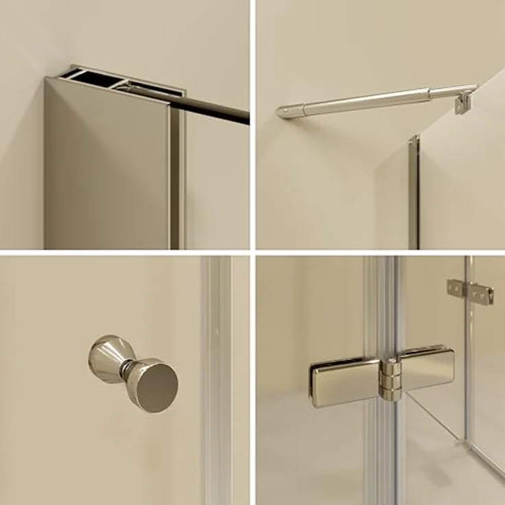 i-flair ALICE Duschkabine 70x85 cm, Eckdusche mit Eckeinstieg, 190 cm Höhe, 6 mm ESG Sicherheitsglas klar mit Nano-Beschichtung – DK19 – Bild 5