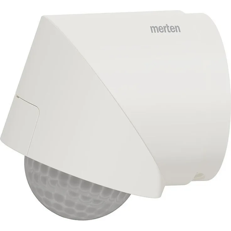 Merten ARGUS 220-360 Bewegungsmelder, 360° Flächenüberwachung, Außenmontage, polarweiß, Zigbee-Funkanbindung