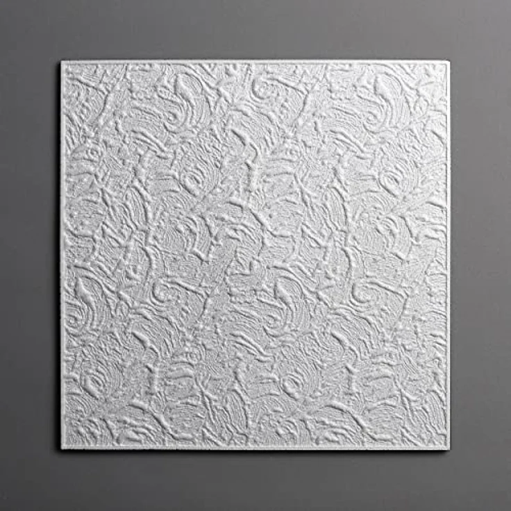 Decosa Deckenplatte Paris, weiss, 50 x 50 cm - 10 Pack (= 20 qm) – Bild 2