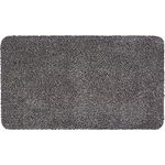ASTRA waschbare Fußabtreter Baumwolle – saugstarke Fußmatte Entra – rutschfeste Matte – (75 x 130 cm – anthrazit) - Preisvergleich