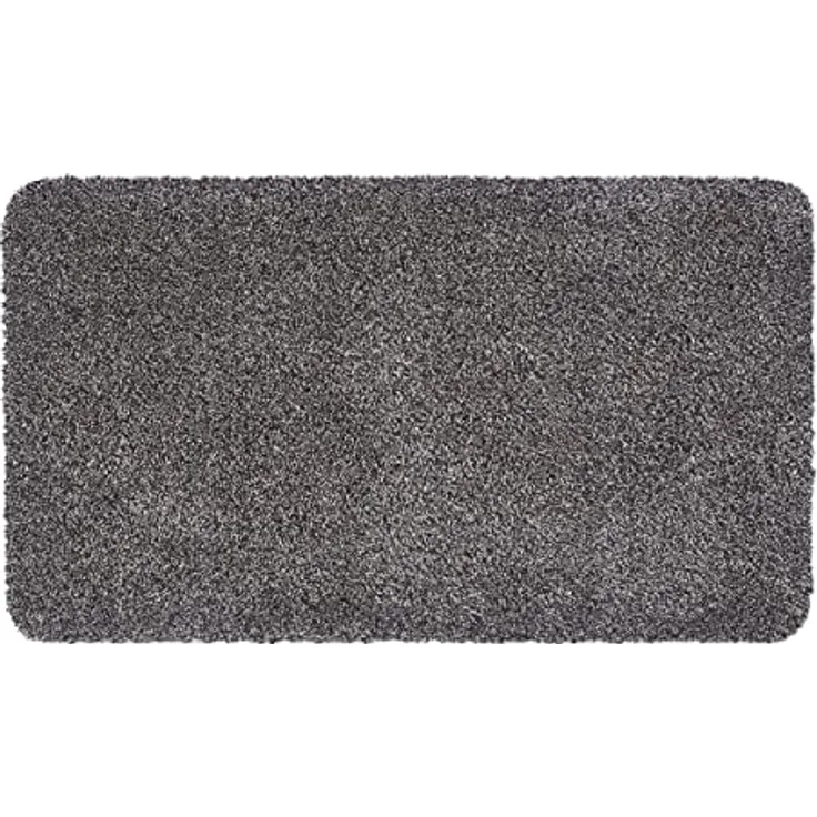 ASTRA waschbare Fußabtreter Baumwolle – saugstarke Fußmatte Entra – rutschfeste Matte – (75 x 130 cm – anthrazit) - Preisvergleich