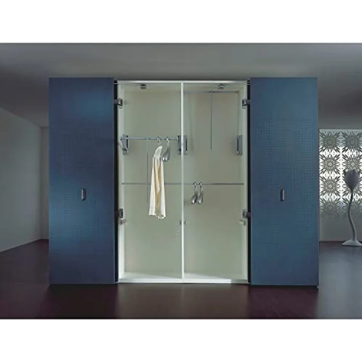 Servetto Schwenktürbeschlag MOTION-V KB 900 mm, Druckgussaluminium grau lackiert, 3D Verstellung, für Korpusstärke mind. 20 mm – Bild 5