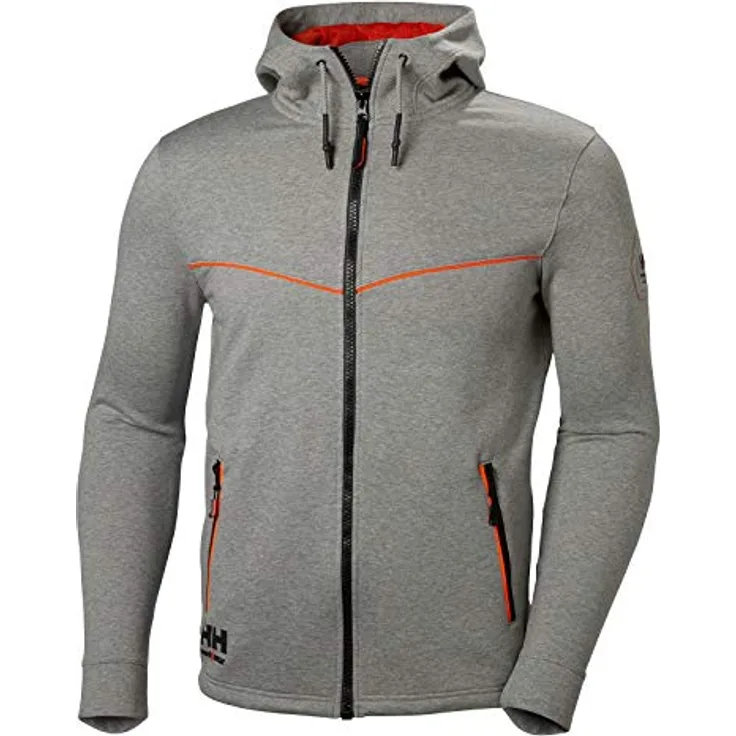 Helly Hansen Workwear Chelsea Evolution Hoodie, Arbeitsjacke aus 3D-Mesh, XL mit verstellbarer Kapuze und YKK Reißverschlüssen