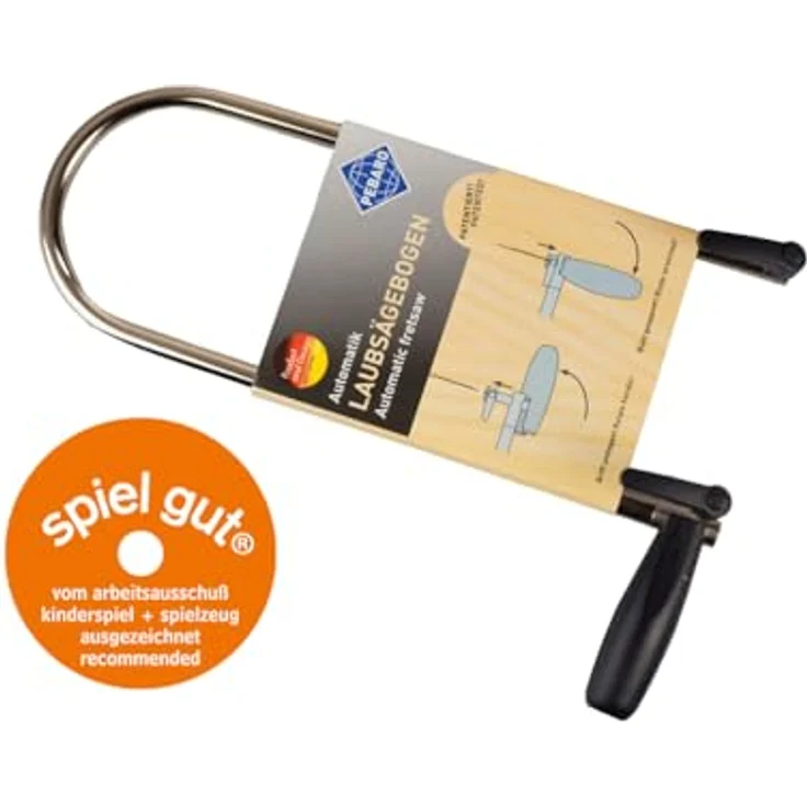 Pebaro Profi Laubsägebogen mit Exzenter - Spannvorrichtung, 320 mm – Bild 6