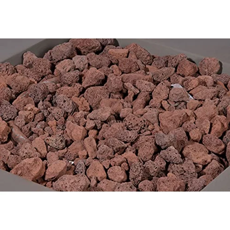 dobar Outdoor Lava-Ofen Fornido Blanco mit Lavasteinen, Magnesia – Bild 5