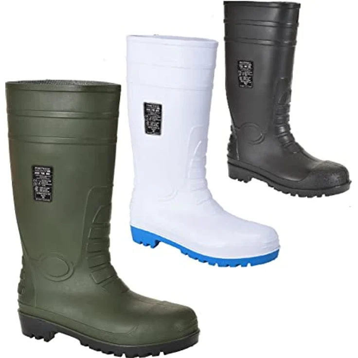 Portwest FW95 Total-Sicherheitsgummistiefel S5, wasserdicht, rutschhemmend, Stahlkappe, grün, Gr. 42 – Bild 3