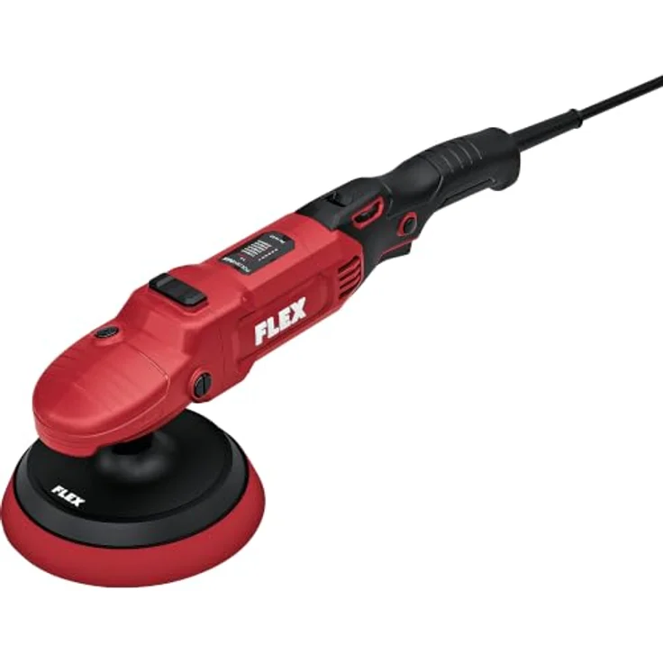 Flex Winkelpolierer PE 14 LD C, 1400 W, Leerlaufdrehzahl 1100-3700 U/min, ergonomische Bauform, schlanker Stielgriff, Drehzahleinstellung – Bild 1