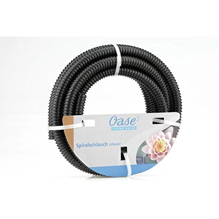 Oase 57529 Spiralschlauch, 5m, Ø 19 mm, flexibler Teichschlauch, Saug- und Pumpenschlauch, schwarz, temperaturbeständig von -15°C bis +50°C, UV-beständig – Bild 2