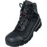 Uvex Quatro Pro, Sicherheitsstiefel S3 SRC mit robuster Bauweise, atmungsaktivem Futter und herausnehmbarem Komfortfußbett, Größe 39