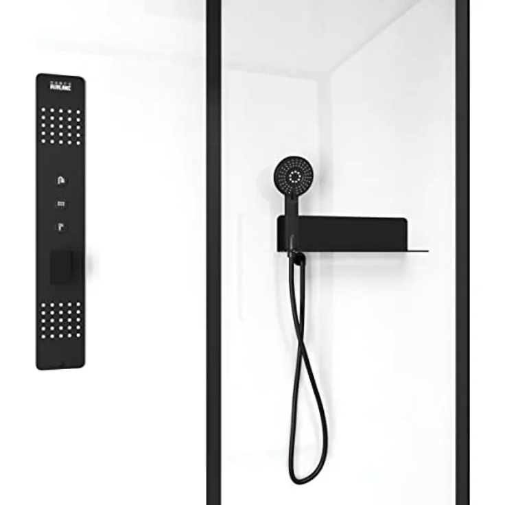 Marwell Komplettdusche White XXL, BxT: 160x85 cm, Einscheibensicherheitsglas, inkl. Armaturen – Bild 2