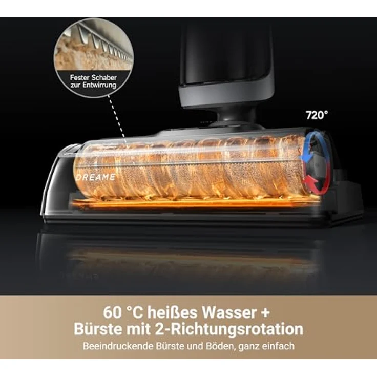Dreame Nass-Trocken-Sauger Dreame H14 Pro mit 18.000 Pa Saugkraft, 400 W, 180° Reinigung – Bild 5