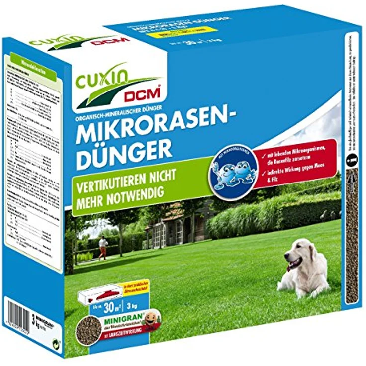 Cuxin DCM Mikrorasen Dünger (3kg)
