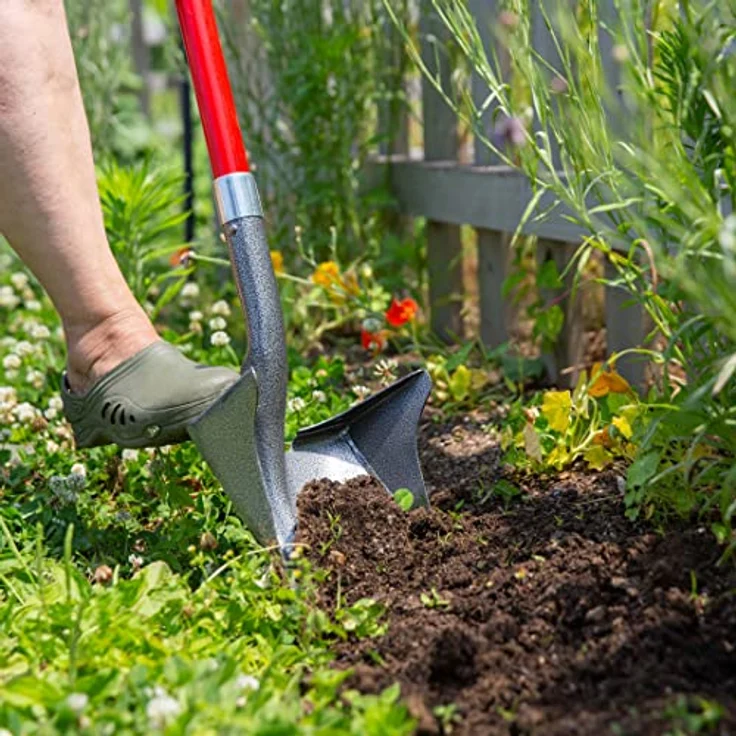 Root Slayer® Root Assassin Gartenschaufel, 110 cm, innovative Flügeltechnologie, extrem robust & belastbar – Bild 8