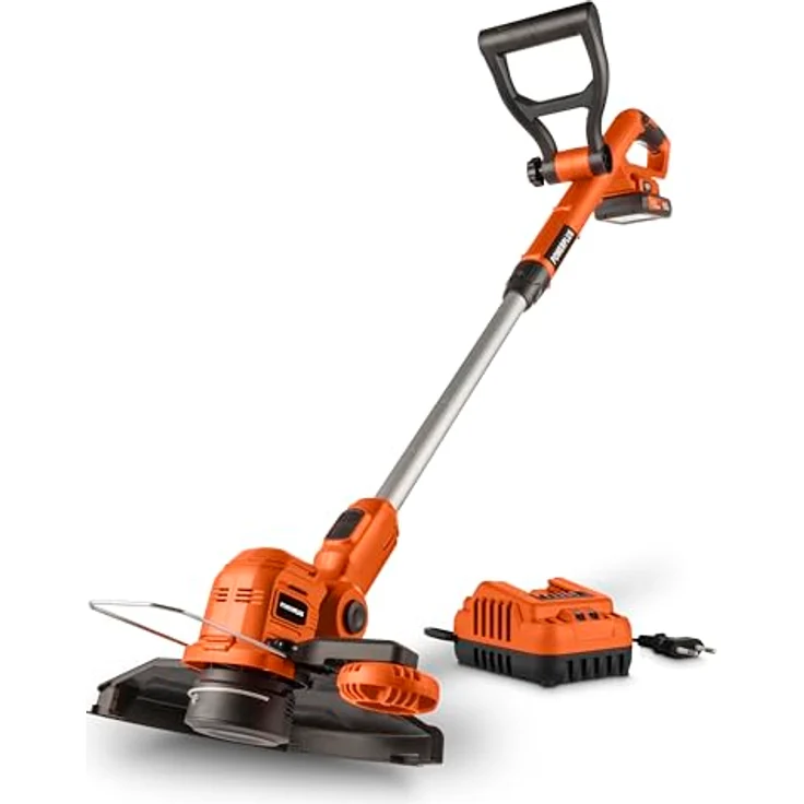 Powerplus Dual Power Garden Rasentrimmer POWDPG75421, kabellos, 20 V Akku, 9000 U/min, einklappbarer Holm, 260 mm Schnittbreite, inkl. Trimmfaden – Bild 1
