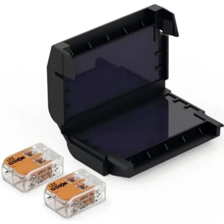 CellPack 407860 EASY-PROTECT/222 Gelbox, Feuchtigkeitsschutz für WAGO COMPACT-Verbindungsklemmen, flexibel 0.2-4mm² / starr 0.2-4mm², Schwarz – Bild 2