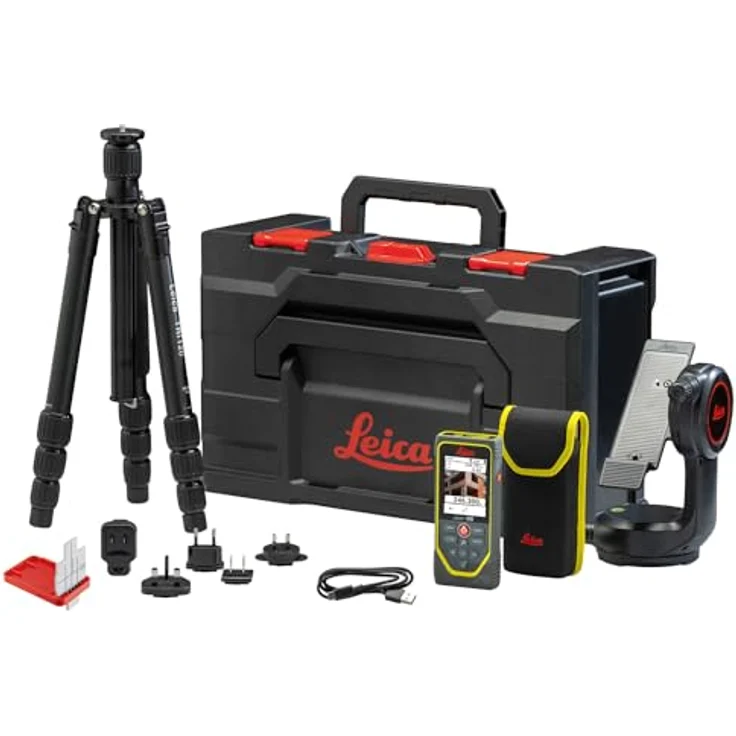 Leica DISTO X6 Set, Laserentfernungsmesser mit DST 360-X, TRI 120 und metaBOX, robust und effizient für digitale Arbeitsprozesse – Bild 1