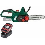 Parkside Akku-Kettensäge PARKSIDE Akku Kettensäge PKSA 20-Li mit Akku 2.0 Ah und Ladegerät, 30,7 cm Schwert, Schnittlänge ca. 23 cm, 6.5 m/s Kettengeschwindigkeit, Blau