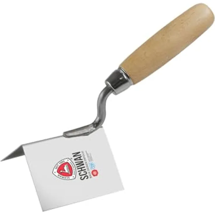Schwan Außeneckenkellen B.60mm, rostfreier Stahl, 90 Grad, VE: 10 Stück