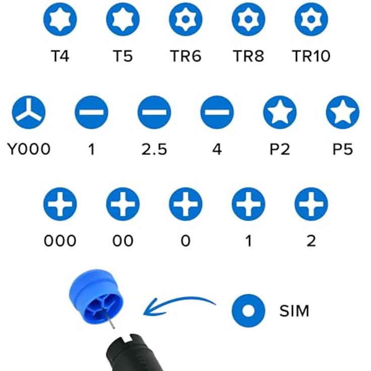 iFixit Essential Electronics Toolkit 2.1, Präzisions Bit Set mit 16 Bits und Öffnungswerkzeugen für Elektronikreparaturen – Bild 4