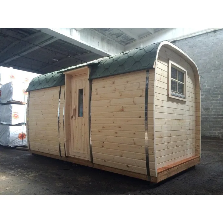 JVmoebel Gartenhaus Camping Platz Schlafplatz Haus Campingfass Ferienhaus Hütte, BxT: 2.3x4 cm, (1x Gartenhaus), Made in Europa