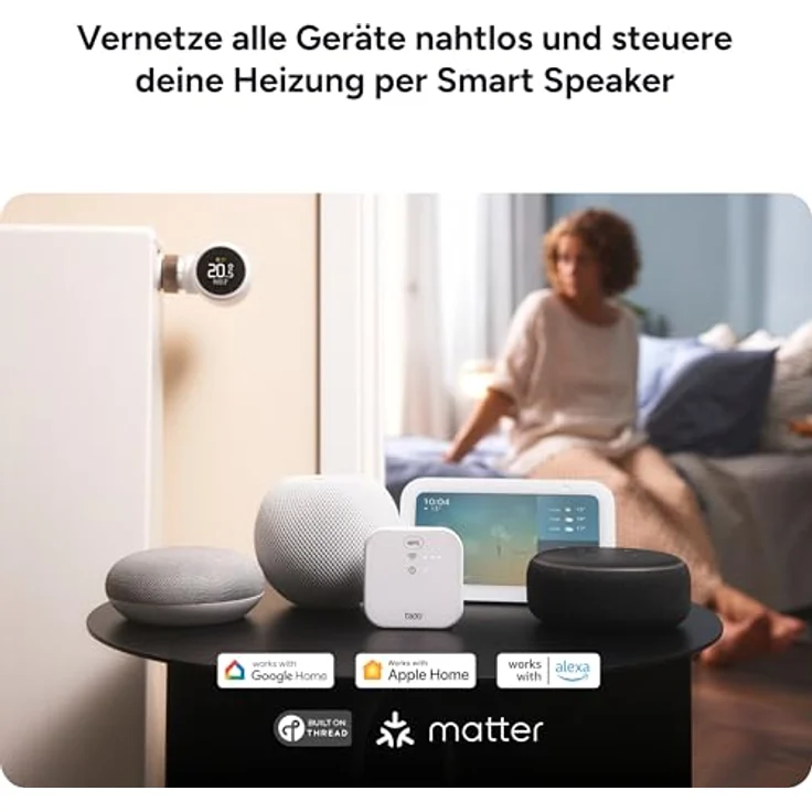 tado° Smartes Heizkörperthermostat X – Starter Kit mit Bridge X, energieeinsparend, App-Steuerung, kompatibel mit Smart Home Systemen – Bild 4