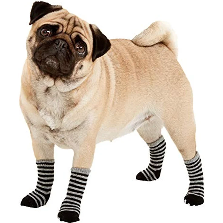 Karlie Hundesocken Sockies L: 45 mm B: 35 mm schwarz-grau S – Bild 1