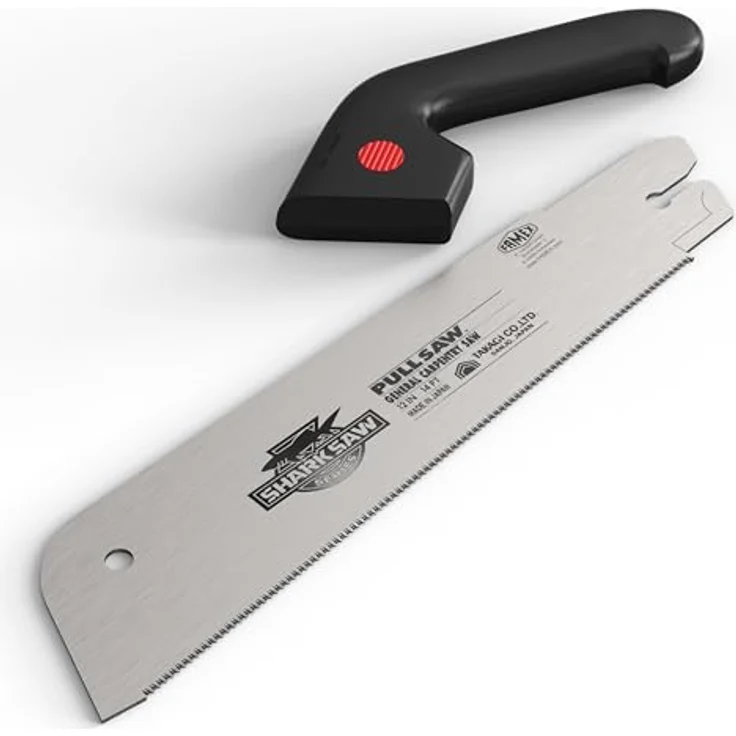 FAMEX Japansäge 5505 Profi Handsäge 300mm, Zugsäge aus Karbonstahl mit 14 TPI Zahnung, Made in Japan – Bild 3