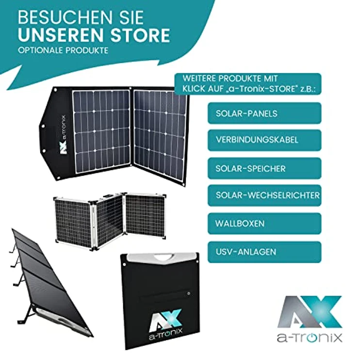 a-TroniX PPS Solar Bag 135W 3x45W faltbares Solarmodul – Bild 7