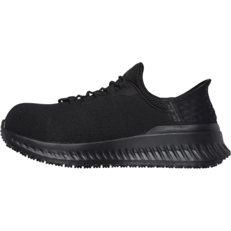 Skechers TILIDO-OMBRAY Damen S1P Sneaker Sicherheitsschuh, Größe 40, Schwarz – Bild 9