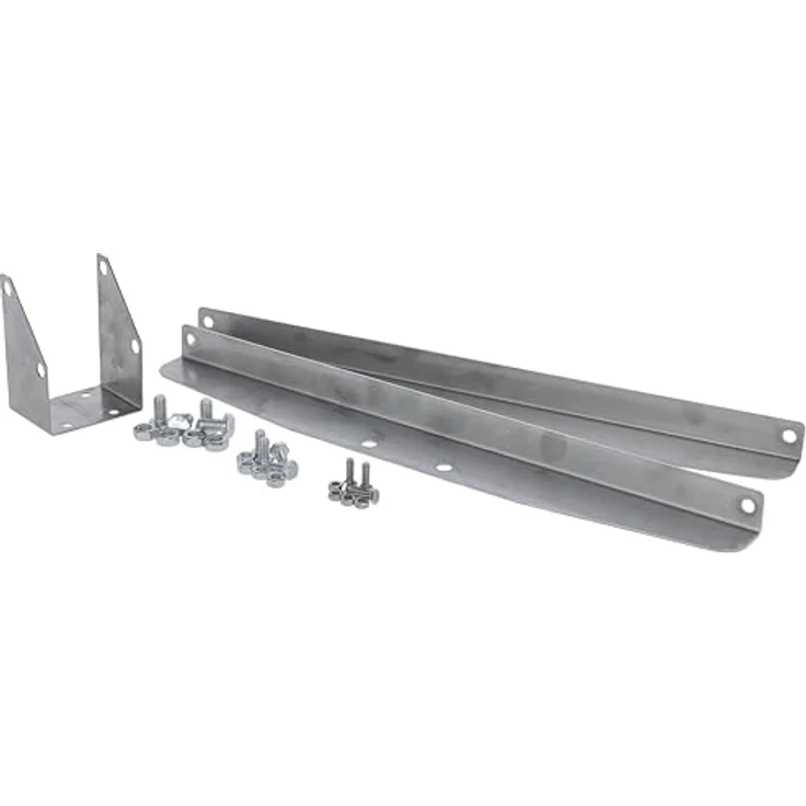 Kerbl Metallbox-Montageset für 45W & 100W Solarmodule, korrosionsbeständiger Edelstahl, inklusive notwendiger Montagekomponenten – Bild 1