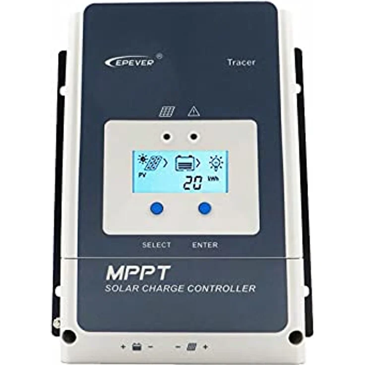 EPEVER Tracer-AN MPPT Laderregler solar charge controller, Tracer10420AN, 100A 12/24/36/48VDC - Fortschrittliche MPPT-Technik, hohe Effizienz, 100A Nennladestrom - Preisvergleich – Bild 1