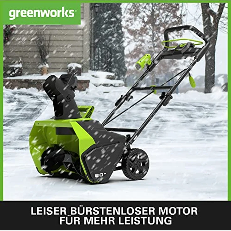 Greenworks Bürstenlose Schneefräse ohne 40-V-Akku GD40ST 2600007 Schneefräse Akku – Bild 4