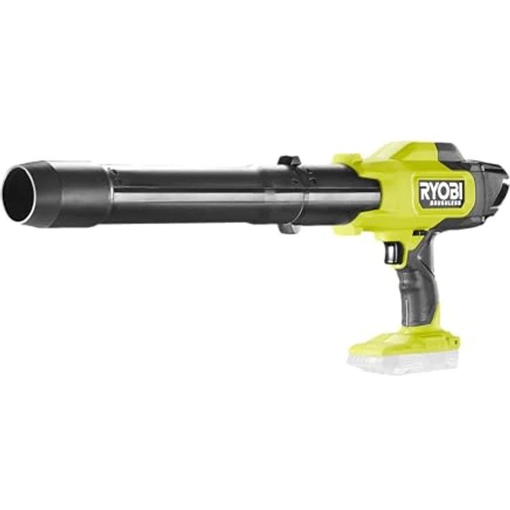 RYOBI RY18BLCXA-0 Kompaktes bürstenloses 18-V-Batteriegebläse, Akku-betriebener Laubbläser mit 241,4 km/h Luftgeschwindigkeit, blau – Bild 1