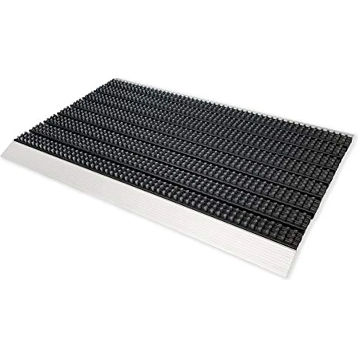 ASTRA Fußabstreifer Super Brush – Fußmatten für den Außenbereich – extrem strapazierfähige Türmatte – wetterfeste Türvorleger – 40x60cm, grau