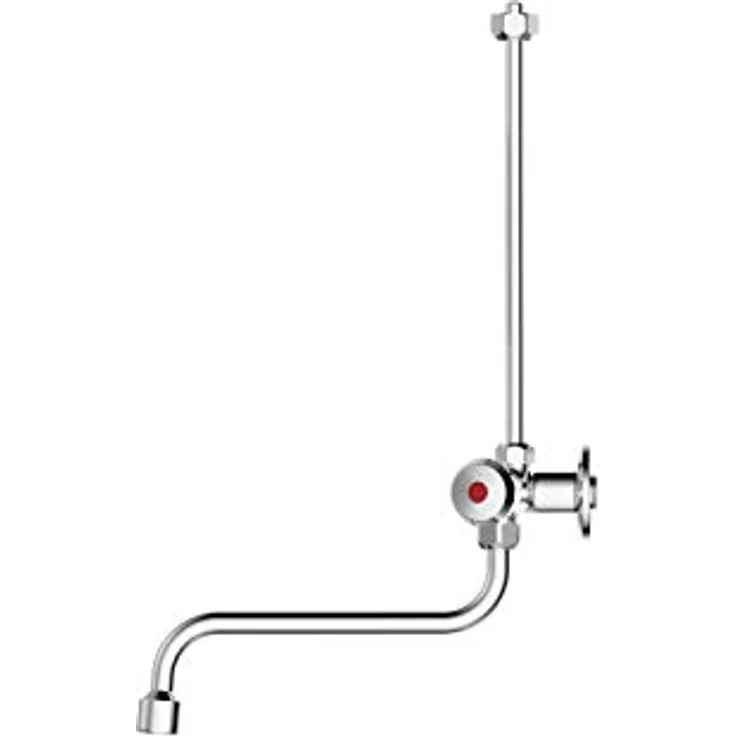 Thermoflow Qmix10, Spültischarmatur mit druckloser Zweiknopfmischung und stufenloser Temperaturregelung, Chrom – Bild 3