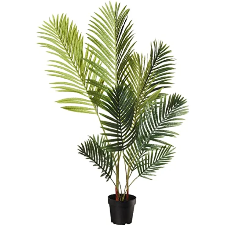 Amazon Basics künstliche Palme mit Kunststoff-Blumentopf – 119.8 cm, Grün: Tests, Infos & Preisvergleich