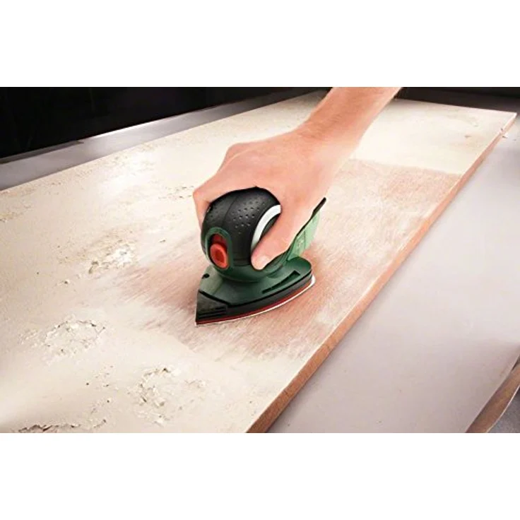 Bosch 6tlg. Schleifblatt-Set (für Multischleifer verschiedene Materialien, 95 x 135 mm, Körnung 80-120-180) – Bild 3